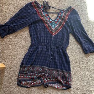 Aztec Printed Romper